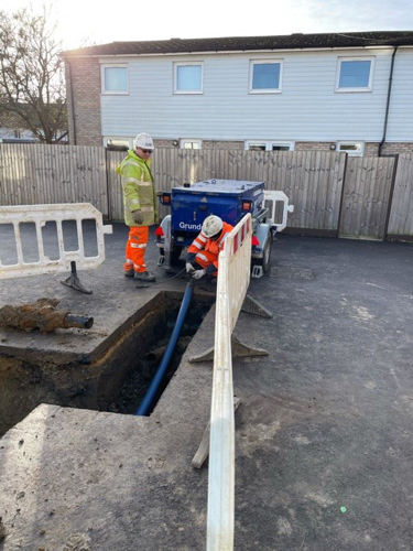 Photo of works being carried out