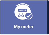 Water meter button